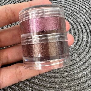 MAC Summer Stash Crushed Metallic Pigment Brown Fuchsia Pink Purple